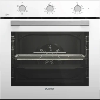 Arçelik AFC 231 B 72 Lt A Enerji Sınıfı Analog Modern Tam Boy Ankastre Fırın Beyaz