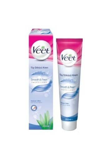 Veet Smooth & Fresh Hassas Ciltler İçin Tüm Vücut Genital Bölge Kadın Tüy Dökücü Sprey 200 ml