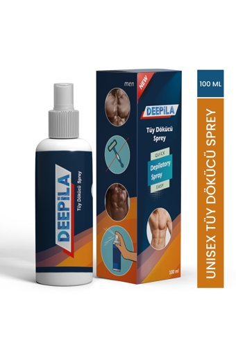 Bitkimo Tüm Ciltler İçin Tüm Vücut Genital Bölge Erkek Tüy Dökücü Sprey 100 ml