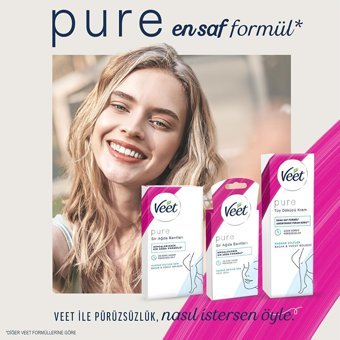 Veet Pure Hassas Ciltler İçin Tüm Vücut Genital Bölge Kadın Tüy Dökücü Sprey 150 ml