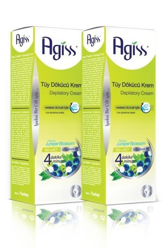 Agiss Juniper Çiçeği Hassas Ciltler İçin Tüm Vücut Genital Bölge Kadın Tüy Dökücü Sprey 2x100 ml