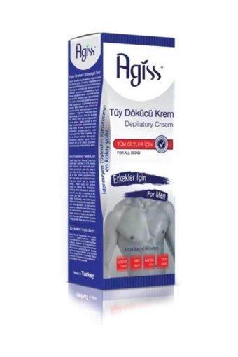 Agiss Tüm Ciltler İçin Tüm Vücut Genital Bölge Erkek Tüy Dökücü Sprey 100 ml