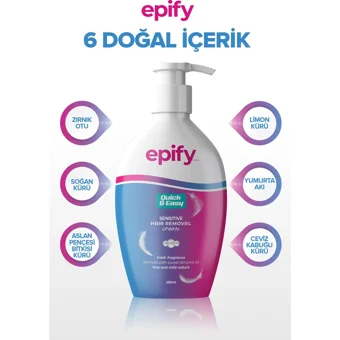 Epify Tüm Ciltler İçin Tüm Vücut Genital Bölge Kadın Tüy Dökücü Sprey 250 ml