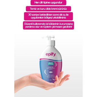 Epify Tüm Ciltler İçin Tüm Vücut Genital Bölge Kadın Tüy Dökücü Sprey 250 ml