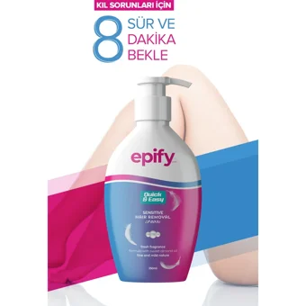 Epify Tüm Ciltler İçin Tüm Vücut Genital Bölge Kadın Tüy Dökücü Sprey 250 ml