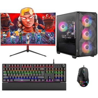 Dragos DRX7021 Harici GeForce RTX 3050 Intel Core i5 11600K 32 GB Ram 512 GB SSD Tower FreeDos 23.6 inç Monitörlü Masaüstü Bilgisayar