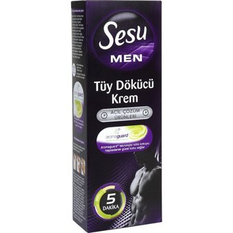 Sesu Tüm Ciltler İçin Tüm Vücut Genital Bölge Erkek Tüy Dökücü Sprey 100 ml