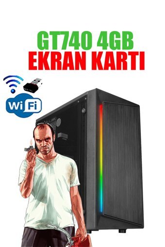 Dmc N199X Harici GeForce GT 740 Intel Core i7 860 16 GB Ram 256 GB SSD Tower FreeDos Masaüstü Bilgisayar