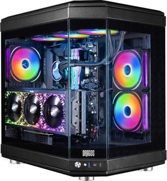 Gaming Plus AGSX6 Harici GeForce RTX 4060 Ti AMD Ryzen 5 5600 16 GB Ram DDR4 512 GB SSD Tower FreeDos Masaüstü Bilgisayar