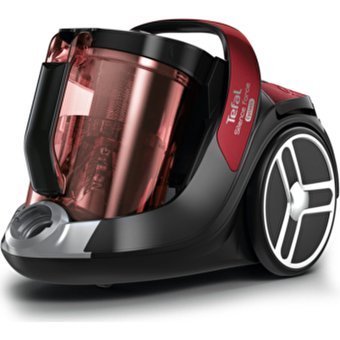 Tefal TW7253EA Silence Force Cyclonic 550 W 2.5 lt Kapasiteli Toz Torbasız Süpürge Kırmızı