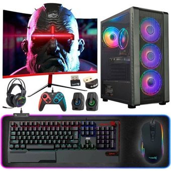 Dragos DRX2596 Harici GeForce GTX 1650 Intel Core i5 10400F 16 GB Ram 512 GB SSD Tower FreeDos 23.6 inç Monitörlü Masaüstü Bilgisayar