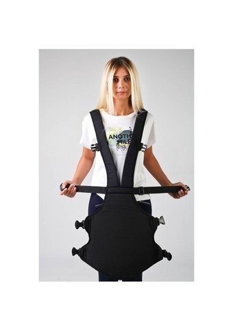 Hanbebe Panda 15 kg Kapasiteli Oturaklı Kanguru Siyah-Beyaz