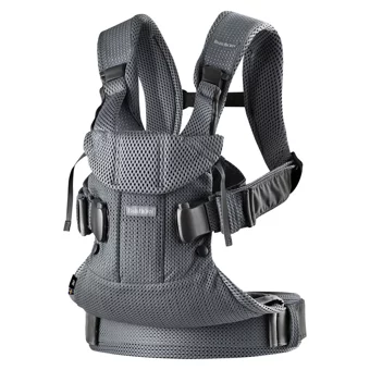 BabyBjörn One Air 3.5-15 kg Kapasiteli Oturaklı Her Yöne Kanguru Kahverengi-Pembe