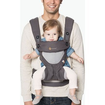 Ergobaby Aerloom 360 15 kg Kapasiteli Oturaklı Her Yöne Yenidoğan Kanguru Gri