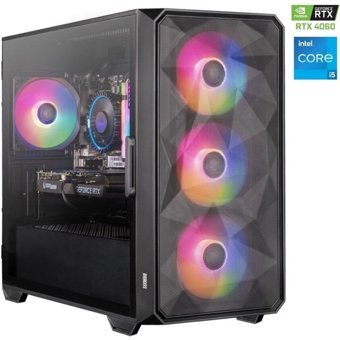 Dragos DRX5215 Harici GeForce RTX 4060 Intel Core i5 12400F 16 GB Ram 512 GB SSD Tower FreeDos Masaüstü Bilgisayar