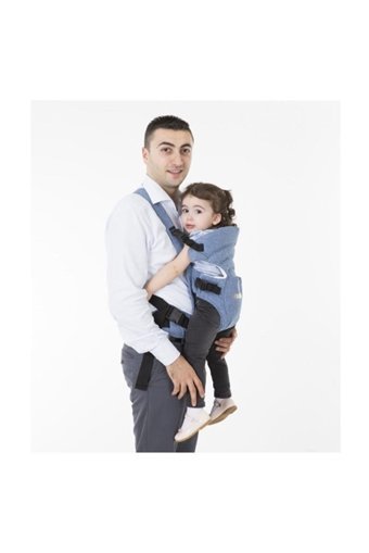 Soo Baby Carrier 4-12 kg Kapasiteli Her Yöne Kanguru Gri