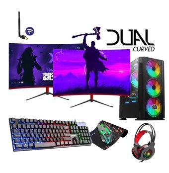 Gamepage COUPLE DX50 Harici GeForce GT 730 Intel Core i5 3470 8 GB Ram 240 GB + 1 TB SSD Tower FreeDos 23.8 inç Monitörlü Masaüstü Bilgisayar