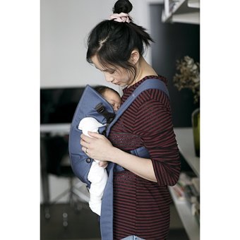 BabyBjörn Mini 3.2-11 kg Kapasiteli Oturaklı Her Yöne Kanguru Mavi