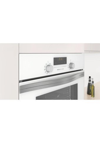 Profilo FRMA425B5 66 Lt A+ Enerji Sınıfı Dijital Retro Tam Boy Ankastre Fırın Beyaz