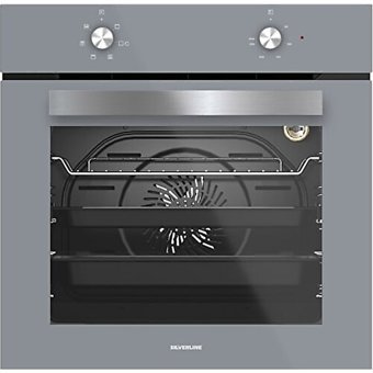 Silverline BO6501S01 72 Lt A Enerji Sınıfı Analog Retro Tam Boy Ankastre Fırın Gri