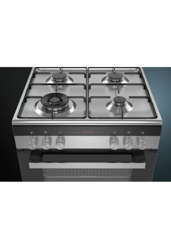 Siemens HX9R31H59T 66 Lt Ocaklı A Enerji Sınıfı Analog Retro Doğalgaz Tam Boy Solo Fırın Inox