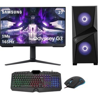 Go Gamer GP699DK Harici Radeon RX 7600 AMD Ryzen 5 5600X 16 GB Ram 1 TB HDD + 1 TB SSD Tower Windows 11 Pro 27 inç Monitörlü Masaüstü Bilgisayar