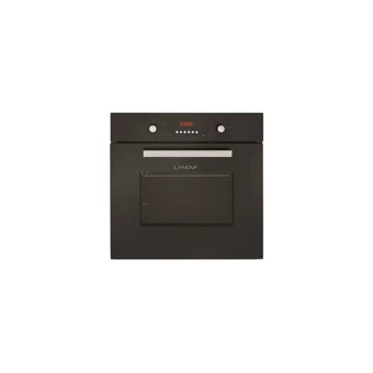 Lanova LNV 204D 61 Lt A Enerji Sınıfı Dijital Retro Tam Boy Ankastre Fırın Siyah