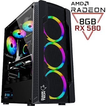 Gameline XR11 Harici Radeon RX 580 Intel Core i5 2400 16 GB Ram 500 GB SSD Tower FreeDos Masaüstü Bilgisayar