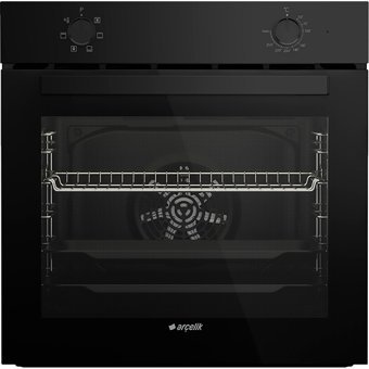 Arçelik AFM 130 S 72 Lt A Enerji Sınıfı Analog Modern Tam Boy Ankastre Fırın Siyah
