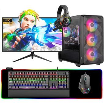 Dragos DRX6822 Harici GeForce RTX 3050 Intel Core i5 9400F 32 GB Ram 1 TB SSD Tower FreeDos 28 inç Monitörlü Masaüstü Bilgisayar