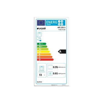 Arçelik AFC 231 S 72 Lt A Enerji Sınıfı Analog Modern Tam Boy Ankastre Fırın Siyah