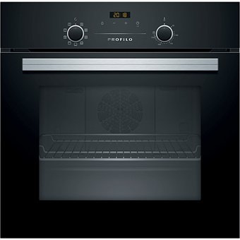 Profilo FRMA126S 66 Lt A Enerji Sınıfı Analog Retro Tam Boy Ankastre Fırın Siyah