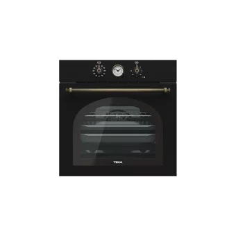 Teka HRB 6300 AT 70 Lt A Enerji Sınıfı Analog Rustik Tam Boy Ankastre Fırın Siyah