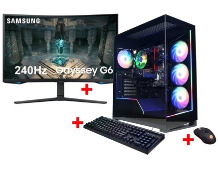 Gaming Plus Harici GeForce RTX 4060 Intel Core i5 14400F 32 GB Ram 2 TB SSD Tower Windows 11 27 inç Monitörlü Masaüstü Bilgisayar