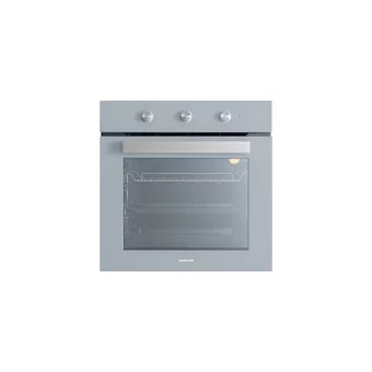 Silverline BO6503S01 72 Lt A Enerji Sınıfı Analog Retro Tam Boy Ankastre Fırın Gri