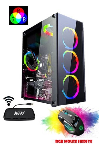 Gamepage GP70 Harici GeForce GT 730 Intel Core i5 3470 16 GB Ram 240 GB + 500 GB SSD Tower FreeDos Masaüstü Bilgisayar