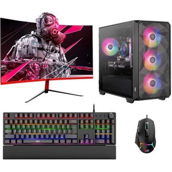 Dragos DRX7030 Harici GeForce RTX 3060 Intel Core i5 11600K 32 GB Ram 512 GB SSD Tower FreeDos 27 inç Monitörlü Masaüstü Bilgisayar