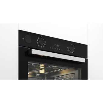 Arçelik AFC 360 S 72 Lt A+ Enerji Sınıfı Dijital Modern Tam Boy Ankastre Fırın Siyah