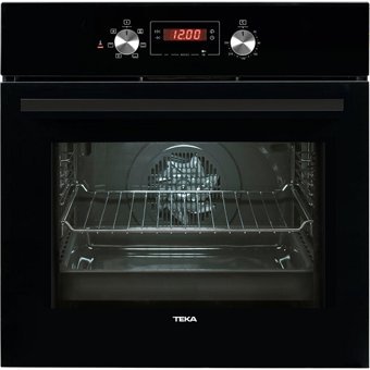 Teka HAK 625 BK 65 Lt A Enerji Sınıfı Dijital Retro Tam Boy Ankastre Fırın Siyah