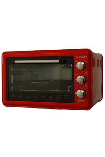Sunday MAXİMUS 1003 40 lt Enerji Sınıfı Analog Retro Yarım Boy Fırın Siyah