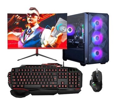Dragos DRX6801 Harici GeForce RTX 3060 AMD Ryzen 5 3600 32 GB Ram 512 GB SSD Tower FreeDos 23.6 inç Monitörlü Masaüstü Bilgisayar