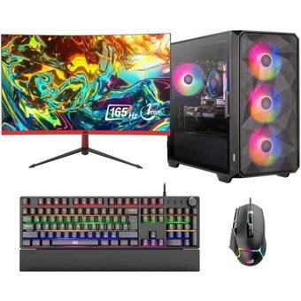 Dragos DRX6932 Harici GeForce RTX 3060 Intel Core i7 11700F 32 GB Ram 512 GB SSD Tower FreeDos 23.6 inç Monitörlü Masaüstü Bilgisayar