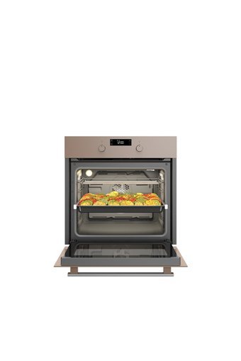 Arçelik 9547 CIDK 71 Lt A Enerji Sınıfı Dijital Retro Tam Boy Ankastre Fırın Kahverengi