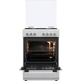 Vestel SF 9401 66 Lt Ocaklı A Enerji Sınıfı Analog Retro Doğalgaz Tam Boy Solo Fırın Beyaz