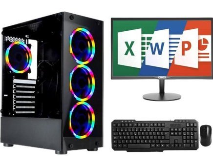 Efs Teknoloji GOLD OFFİCE Dahili Intel HD Graphics 2500 Intel Core i3 3220 8 GB Ram 256 GB SSD Tower FreeDos 21.5 inç Monitörlü Masaüstü Bilgisayar