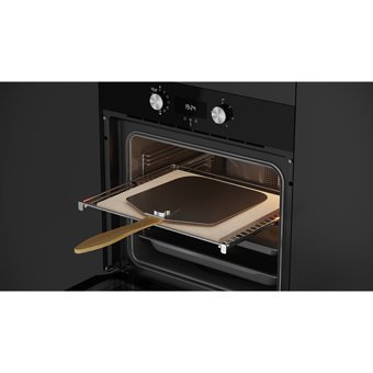Teka HLB 8510 P 70 Lt A+ Enerji Sınıfı Dijital Retro Tam Boy Ankastre Fırın Siyah