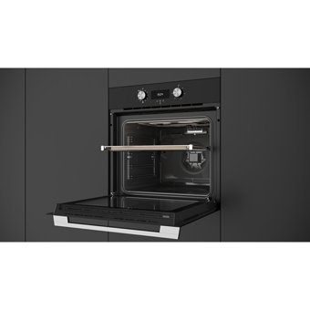 Teka HLB 8510 P 70 Lt A+ Enerji Sınıfı Dijital Retro Tam Boy Ankastre Fırın Siyah