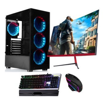 Gamecase OLEAS EX50 Harici GeForce GT 730 Intel Core i5 3470 16 GB Ram 1 TB HDD + 256 GB SSD Tower FreeDos 23.6 inç Monitörlü Masaüstü Bilgisayar