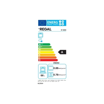 Regal SF 6060 66 Lt Ocaklı A Enerji Sınıfı Analog Retro Doğalgaz Tam Boy Solo Fırın Beyaz