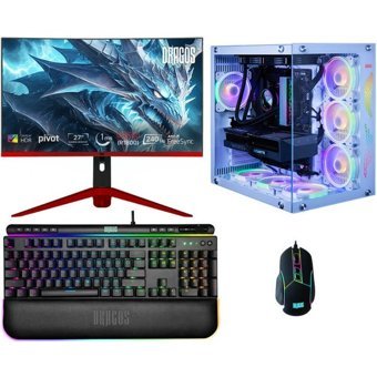 Dragos DRX6166 Harici GeForce RTX 4060 Intel Core i7 13700F 32 GB Ram 1 TB SSD Tower FreeDos 27 inç Monitörlü Masaüstü Bilgisayar